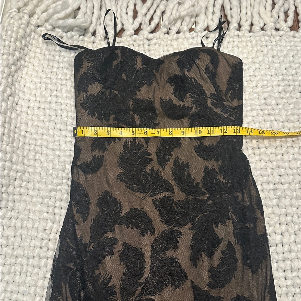 Tadashi Shoji Black and Gold Lace Dress, NWOT - Picture 8 of 9